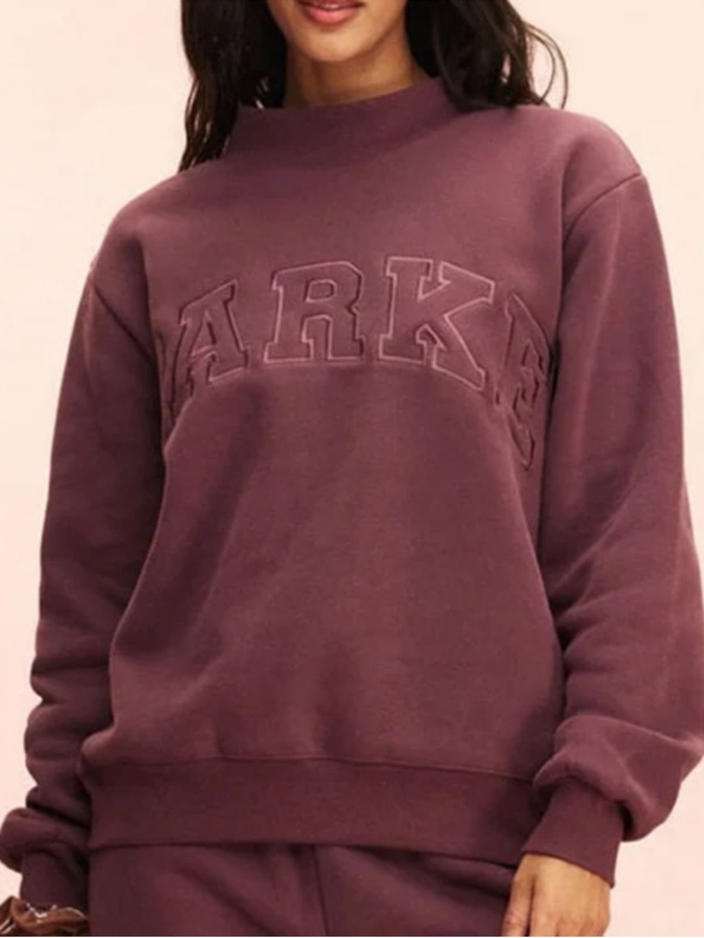 PARKE Monochrome Varsity Mockneck